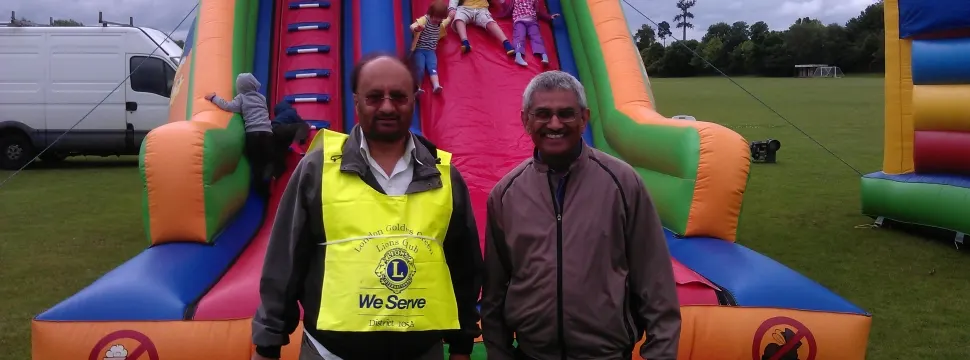 Members running a fundraising stall on the high street